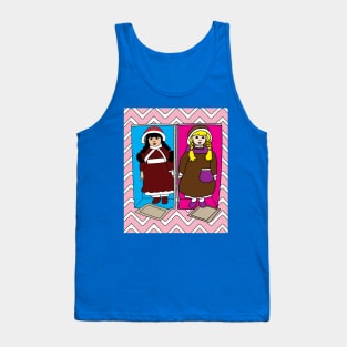 Colorful Retro Doll Tank Top